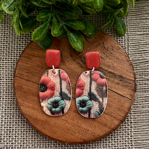 Knitted Fall Flowers