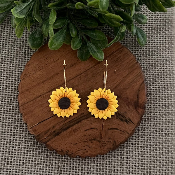 Sunflower Hoops