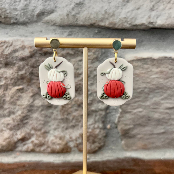 PUMPKIN PATCH Clay Earrings