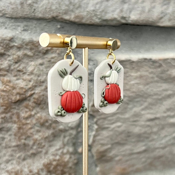 PUMPKIN PATCH Clay Earrings