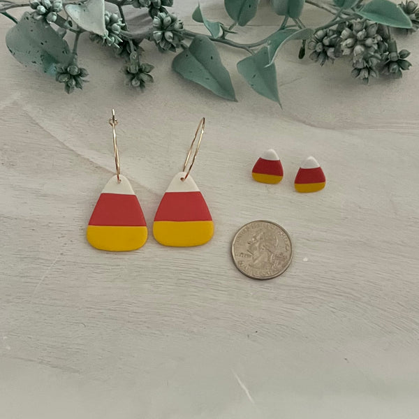 Candy Corn Earrings