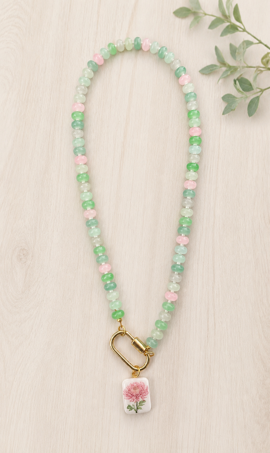 Garden Party Beaded Necklace