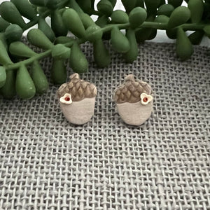 Fall Acorn Studs