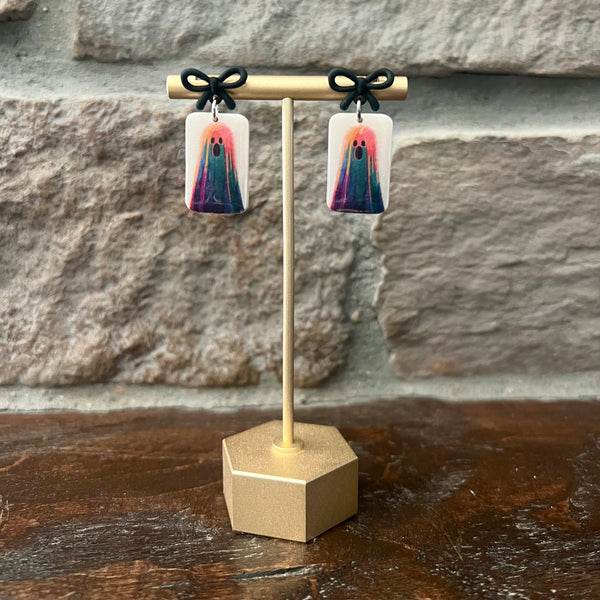 Colorful Ghost Dangles