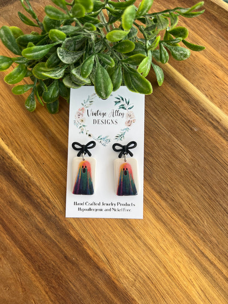Colorful Ghost Dangles