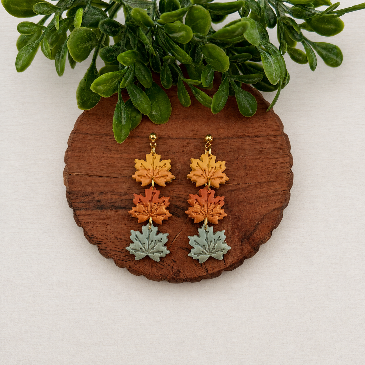 Falling Maple Leaves