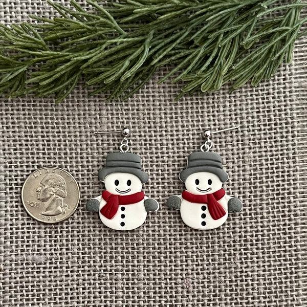Snazzy Snowmen Dangles