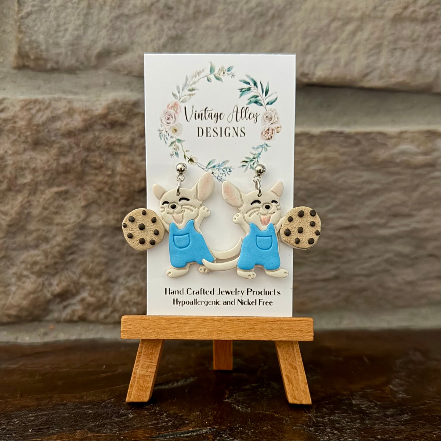 Mouse and Cookie Dangles