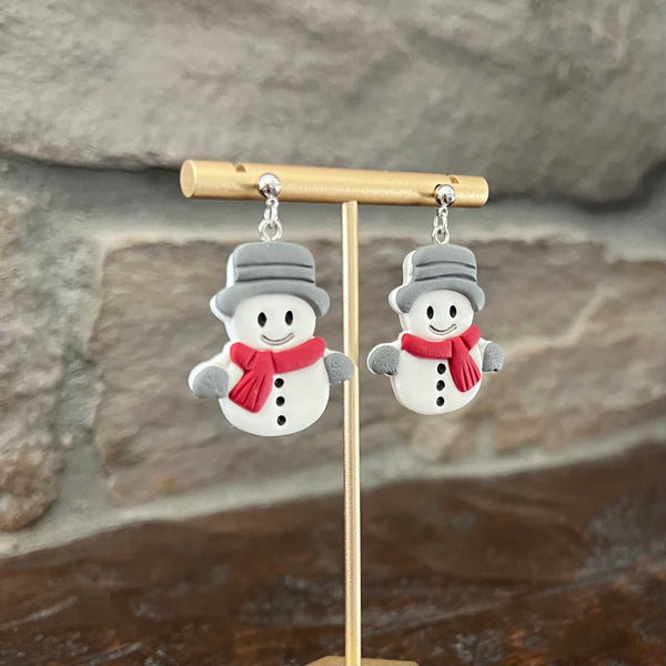 Snazzy Snowmen Dangles