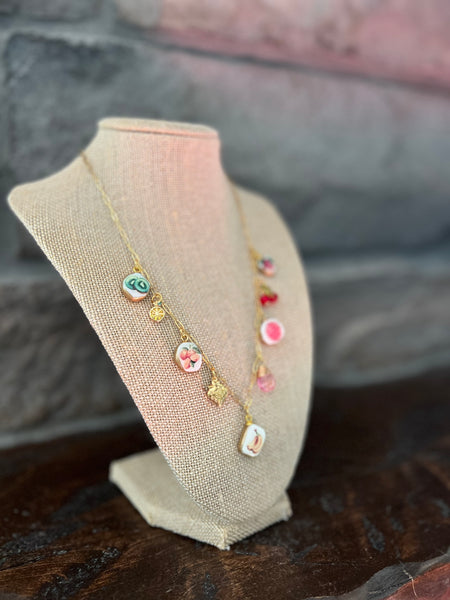 Fruit Salad Charm Necklace