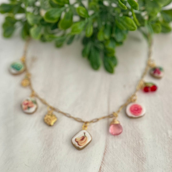 Fruit Salad Charm Necklace