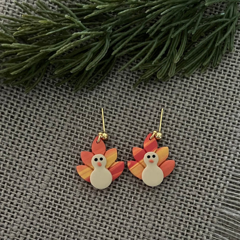 Turkey Tom Earrings