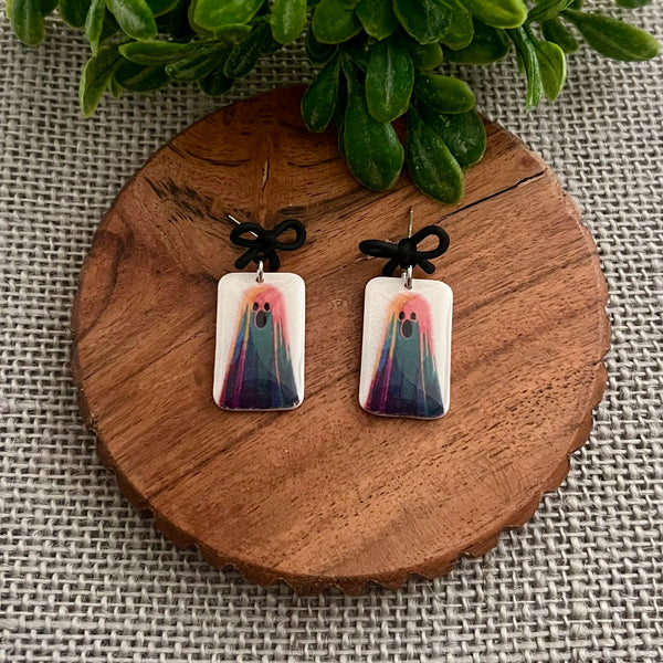 Colorful Ghost Dangles