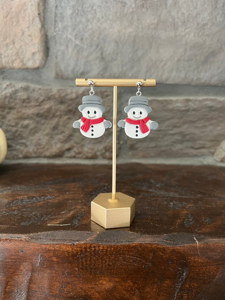 Snazzy Snowmen Dangles