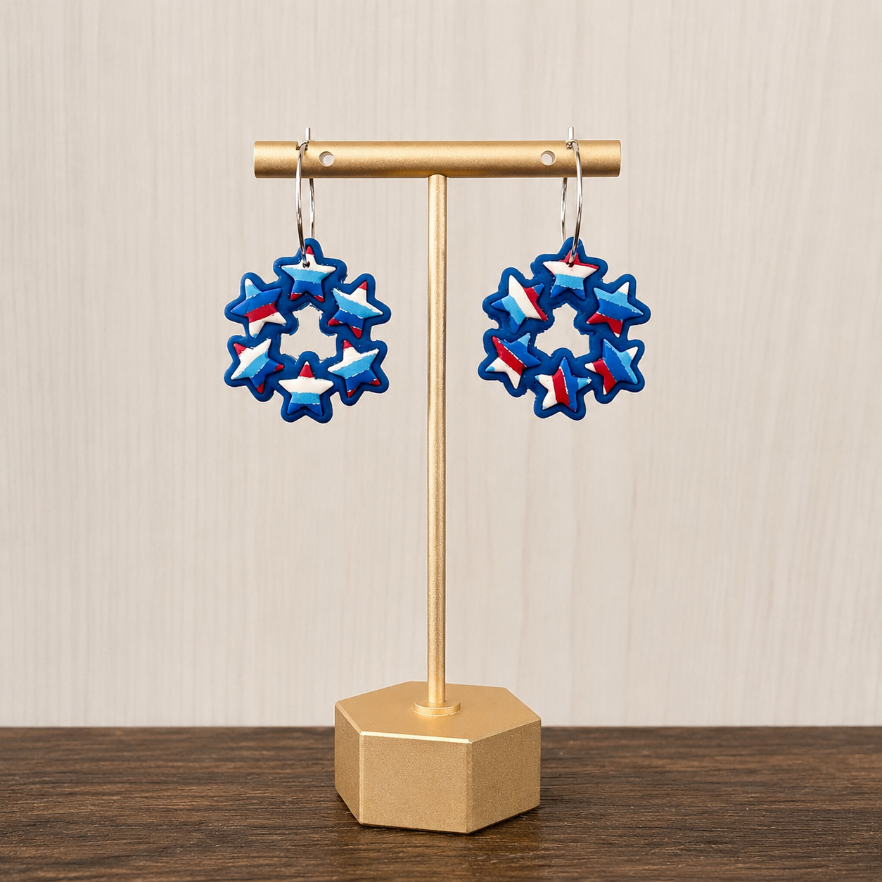 Star Wreath Hoops