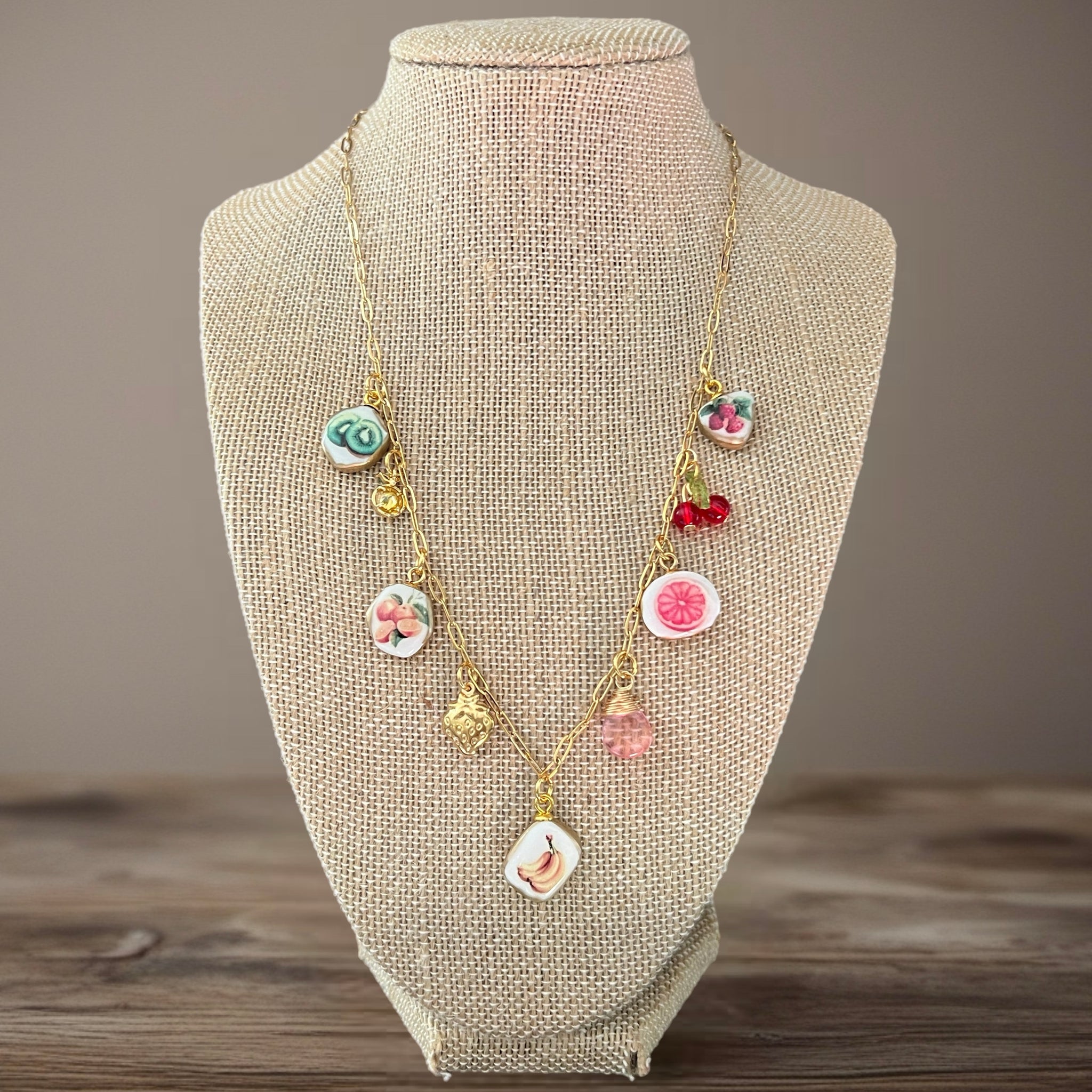Fruit Salad Charm Necklace