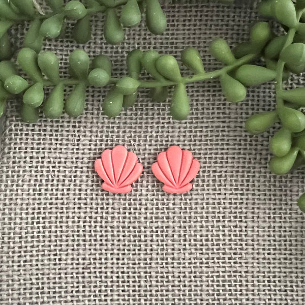 Seashell Studs