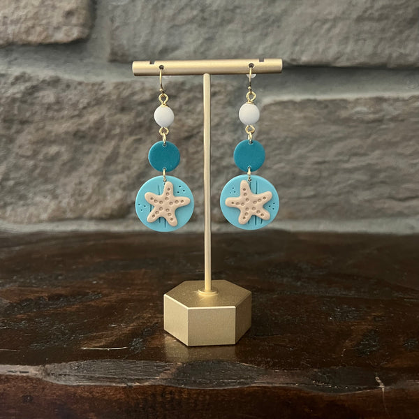 Beach Babe Starfish Dangles