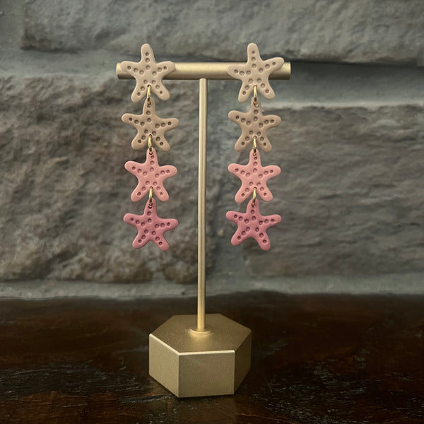 Starfish Drop Earrings