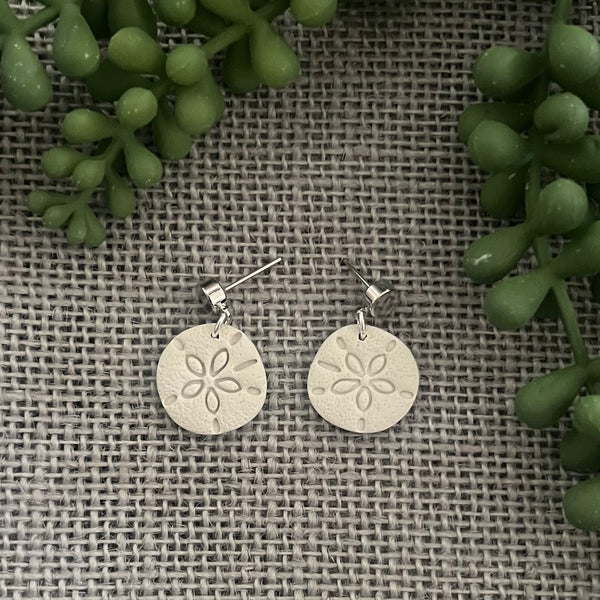 Mini Sand Dollar Earrings