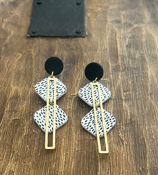 JENNIFER Clay Earrings