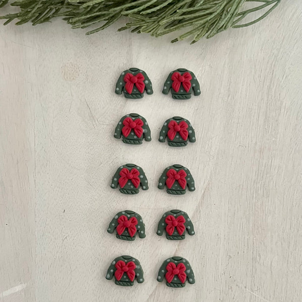 Christmas Sweater Stud Earrings