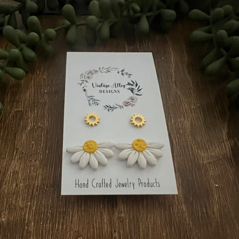 DAISY FLOWER Stud Pack