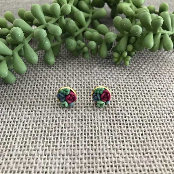 Succulent Garden Earrings
