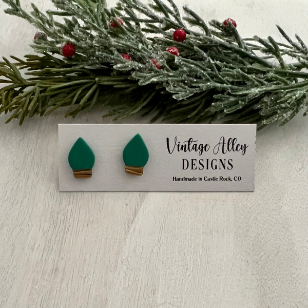 Christmas Bulb Studs