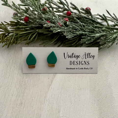 Christmas Bulb Studs