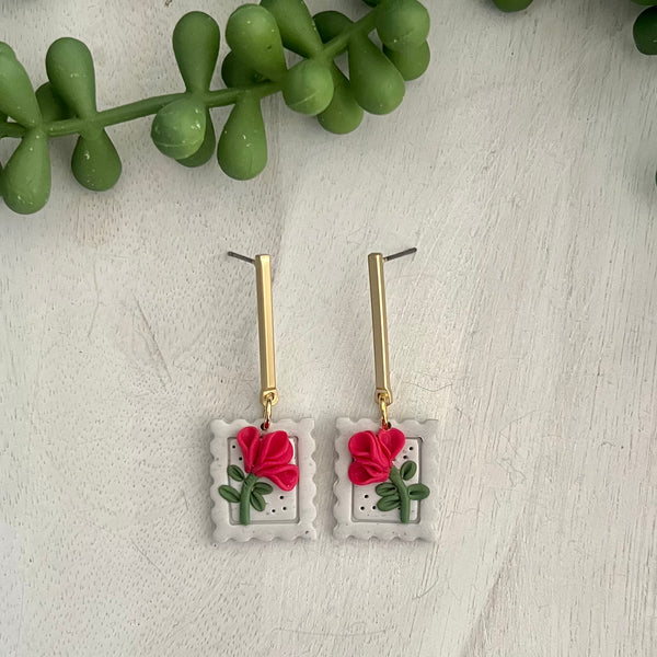 Floral Postage Stamps